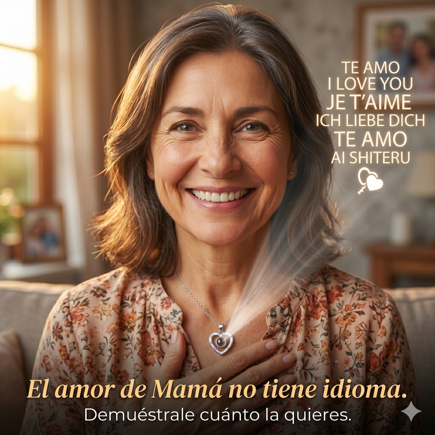 Collar Eterno™ – Di "Te Amo" en 100 idiomas sin decir una sola palabra