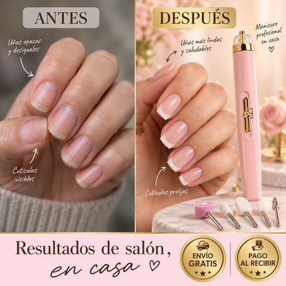 Pulidor de Uñas Eléctrico Recargable para Manicure y Pedicure